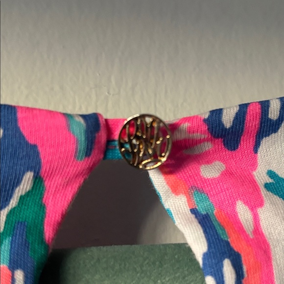 Lilly Pulitzer Pink & Blue Floral Shift Dress - Picture 4 of 6